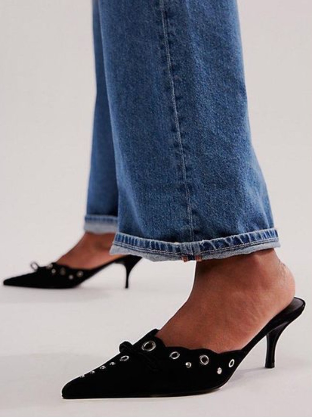 Jeffrey Campbell Arabella Black Satin Heels New!